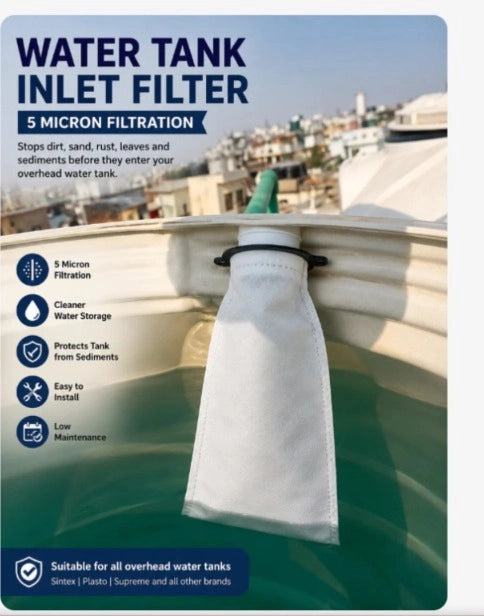 Borewell & Overhead Tank Filtration and Filter for Bore Water (Pack of 2)